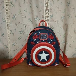 Loungefly mini backpack Captain America marvel